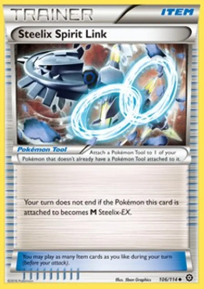 Steelix Spirit Link - Steam Siege (Uncommon) [STS-106]