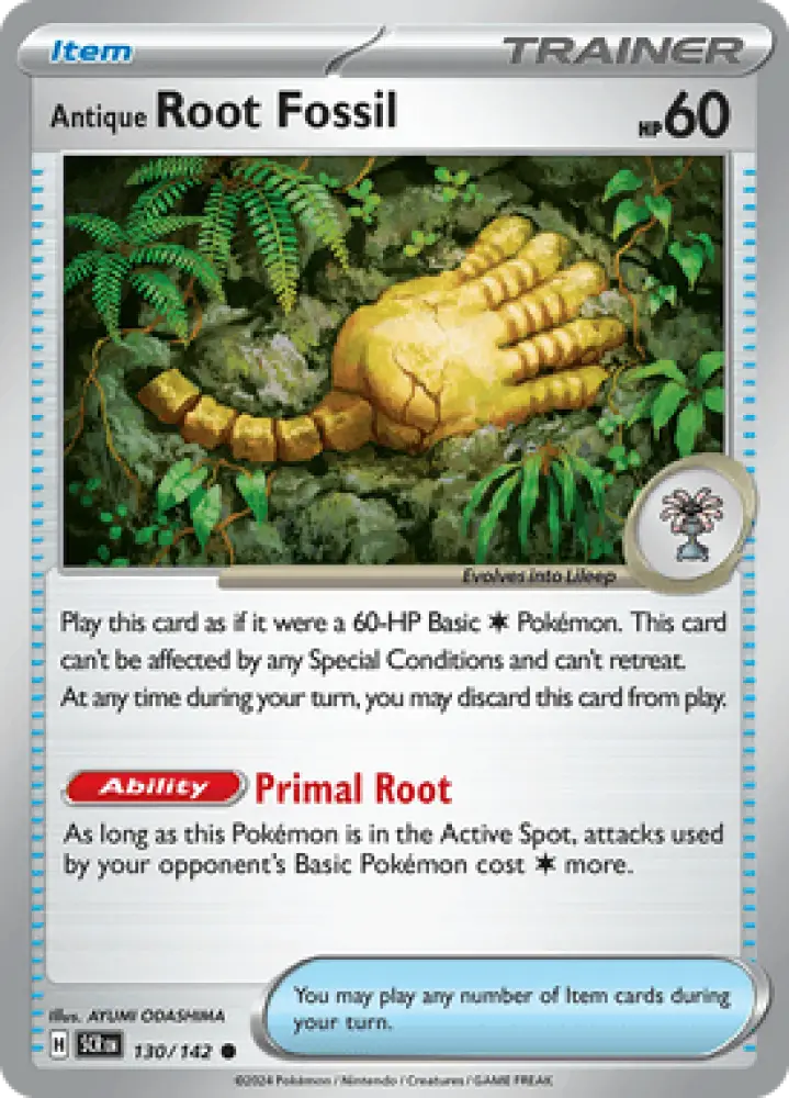 Stellar Crown Antique Root Fossil 130/142 Englisch - Sammelkarten