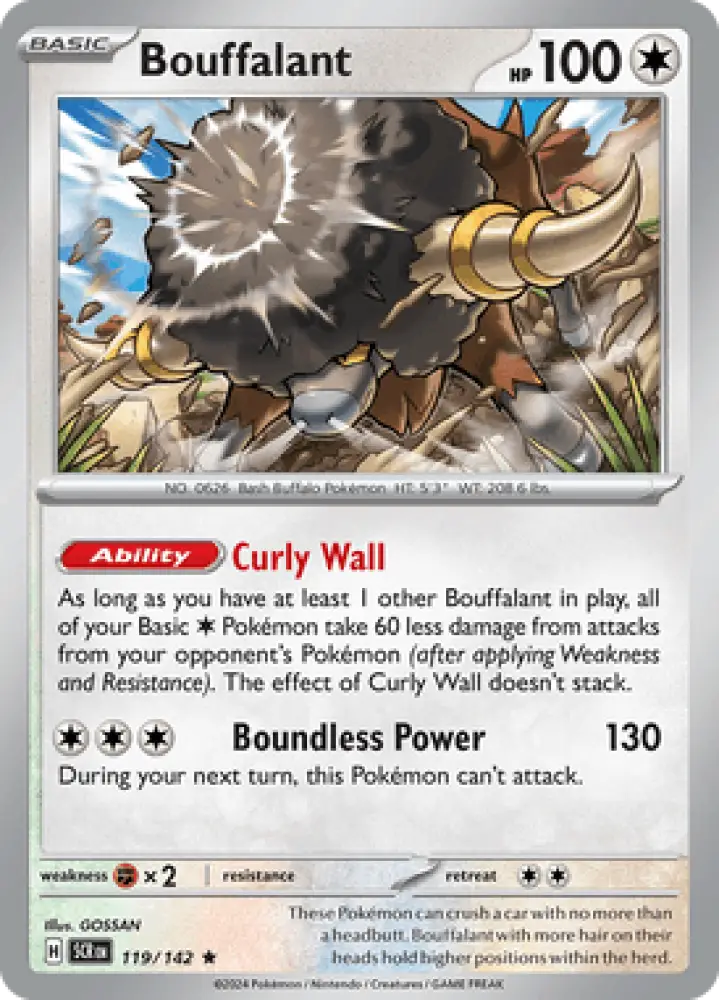 Stellar Crown Bouffalant 119/142 Englisch - Sammelkarten