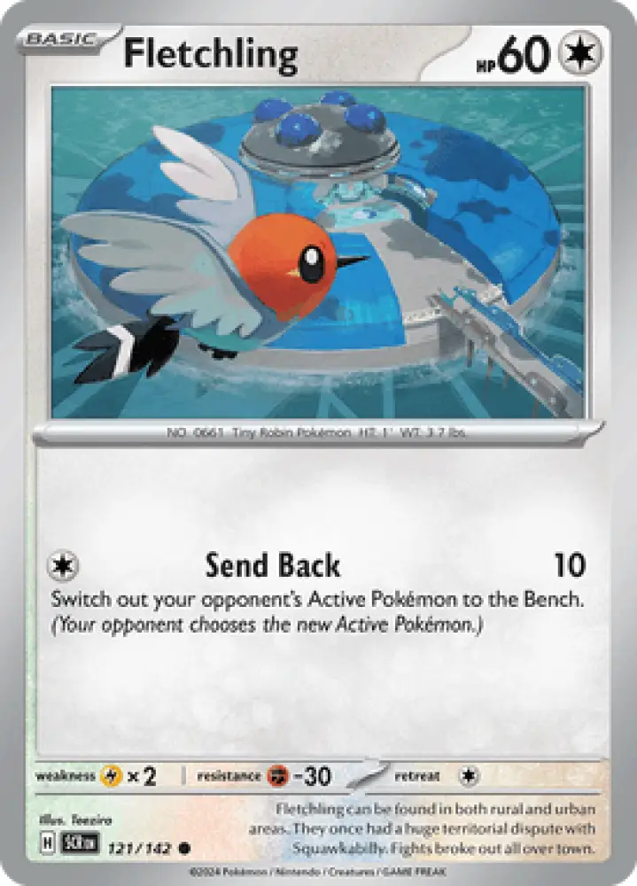 Stellar Crown Fletchling 121/142 Englisch - Sammelkarten