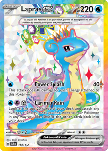 Stellar Crown Lapras ex 158/142 Englisch - Sammelkarten
