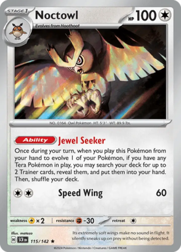 Stellar Crown Noctowl 115/142 Englisch - Sammelkarten