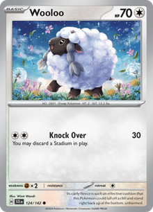 Stellar Crown Wooloo 124/142 Englisch - Sammelkarten