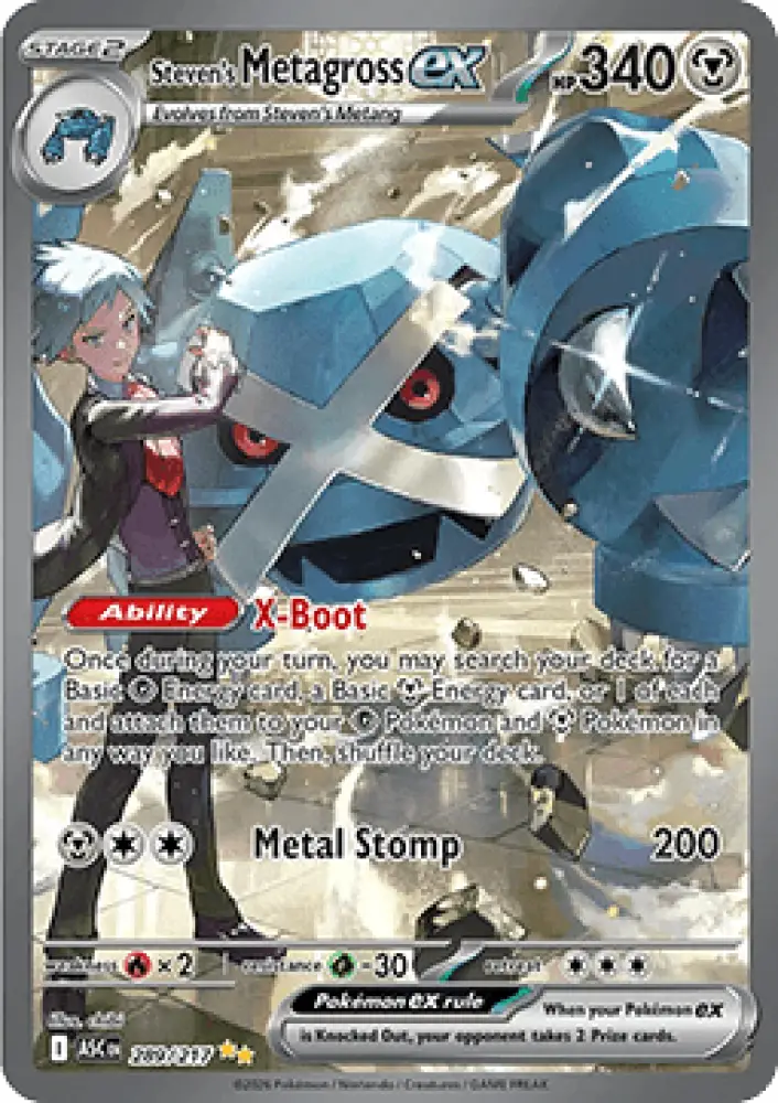 Steven's Metagross ex - Ascended Heroes (Special Illustration Rare) [ASC-289]