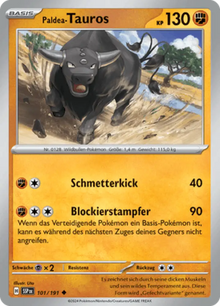 Stürmische Funken Paldea-Tauros 101/191 Deutsch - Sammelkarten