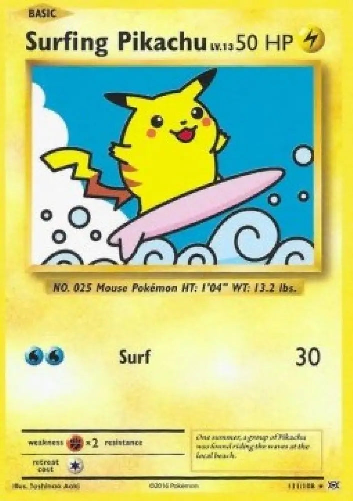 Surfing Pikachu - Evolutions (Secret Rare) [EVO-111]