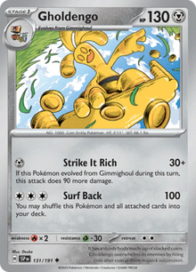 Surging Sparks Gholdengo 131/191 Englisch - Sammelkarten