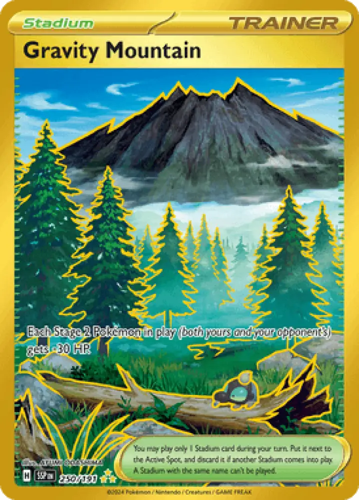 Surging Sparks Gravity Mountain 250/191 Englisch - Sammelkarten