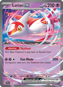 Surging Sparks Latias ex 076/191 Englisch - Sammelkarten