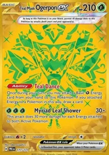 Teal Mask Ogerpon ex - Prismatic Evolutions (Secret Rare) [PRE-177]