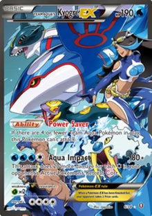 Team Aqua's Kyogre EX - Double Crisis (Ultra Rare) [DCR-6]