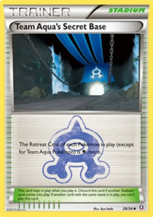 Team Aqua's Secret Base - Double Crisis (Uncommon) [DCR-28]