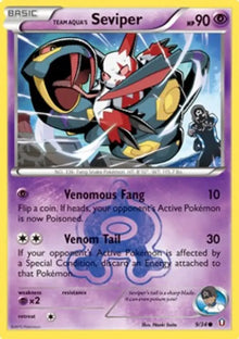 Team Aqua's Seviper - Double Crisis (Common) [DCR-9]