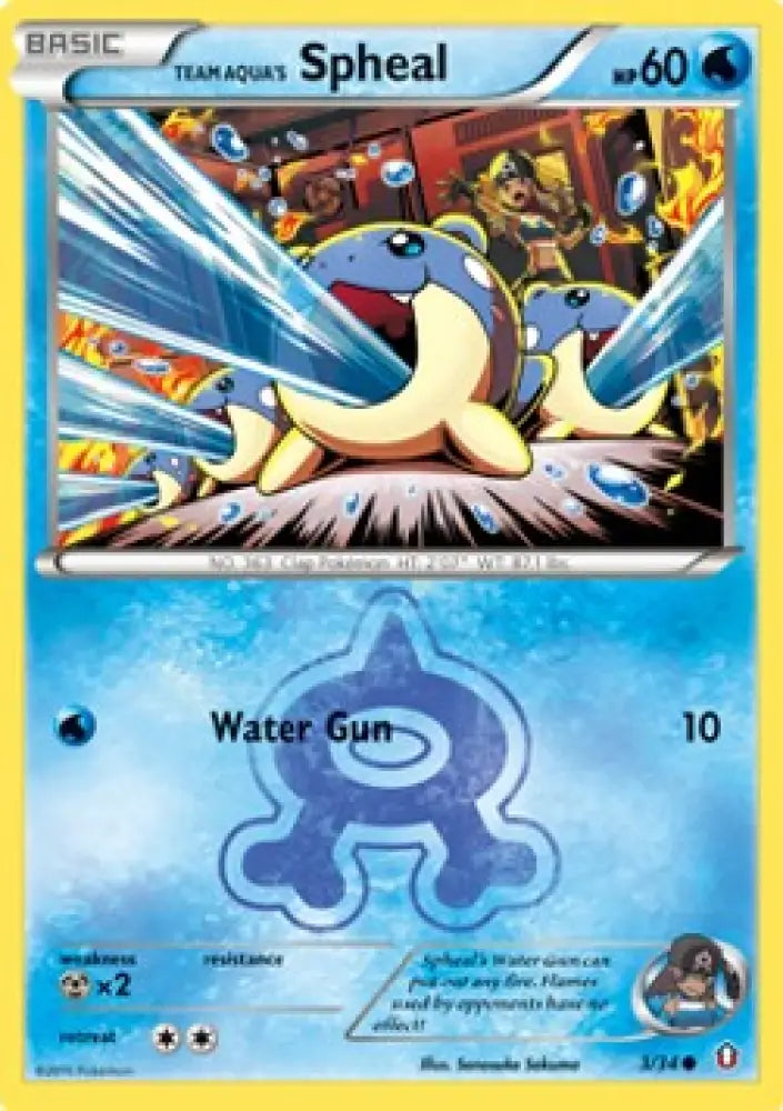 Team Aqua's Spheal - Double Crisis (Common) [DCR-3]