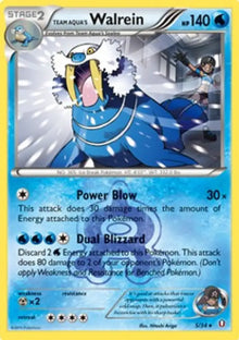 Team Aqua's Walrein - Double Crisis (Holo Rare) [DCR-5]