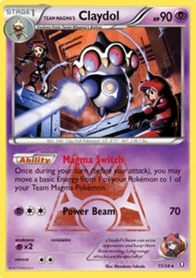 Team Magma's Claydol - Double Crisis (Holo Rare) [DCR-11]
