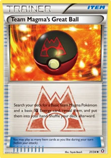 Team Magma's Great Ball - Double Crisis (Uncommon) [DCR-31]
