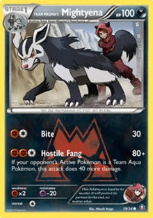 Team Magma's Mightyena - Double Crisis (Common) [DCR-19]