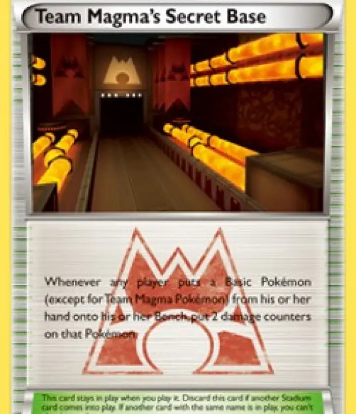 Team Magma's Secret Base - Double Crisis (Uncommon) [DCR-32]