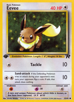 Team Rocket Eevee 055/082 Englisch - Sammelkarten