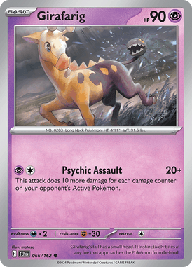 Temporal Forces Girafarig 066/162 Englisch - Sammelkarten