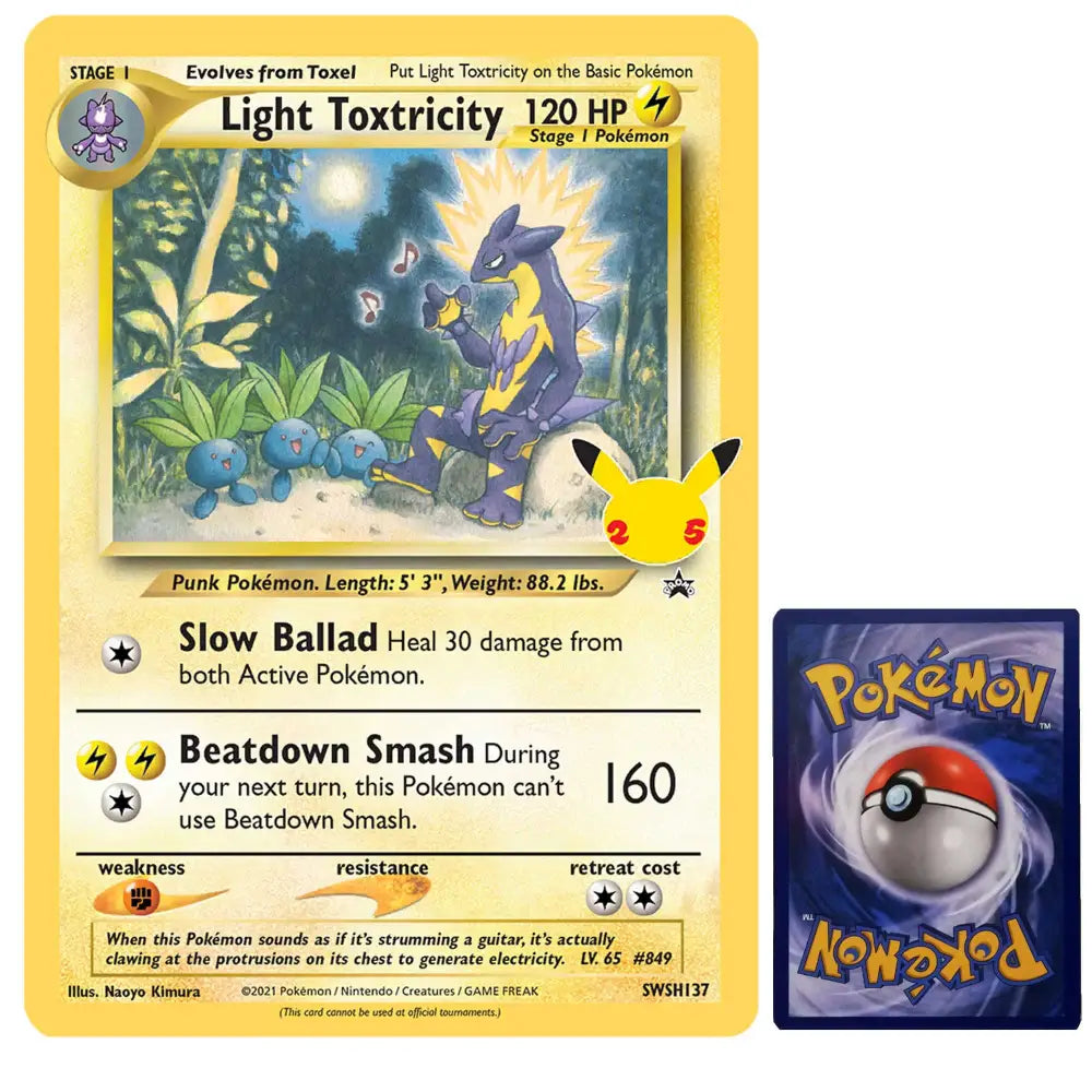 Toxtricity Große Pokemon Karte SWSH137 EN