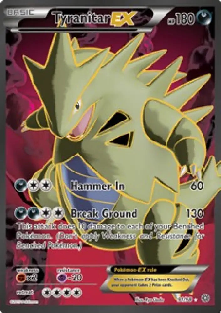 Tyranitar EX - Ancient Origins (Ultra Rare) [AOR-91]