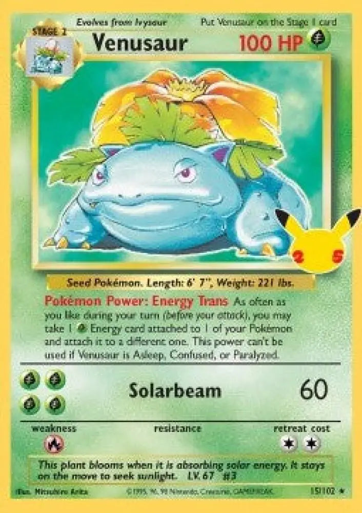 Venusaur - Celebrations (Holo Rare) [CEL-BS 15]