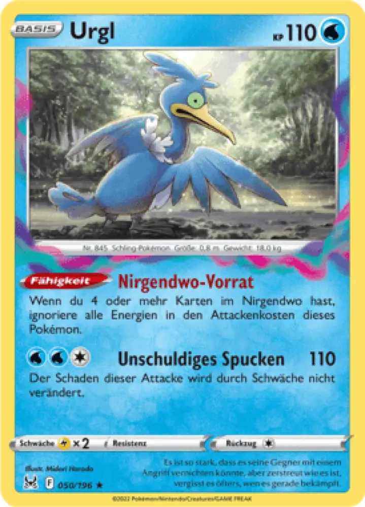 Verlorener Ursprung Urgl 050/196 Deutsch - Sammelkarten