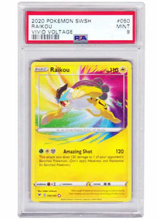 Vivid Voltage Raikou 050/185 Englisch PSA 9 - PSA 9 / Mint - Sammelkarten