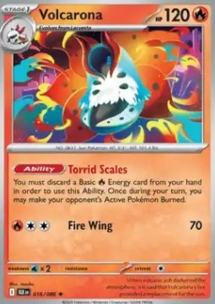 Volcarona - Black Bolt (Rare) [BLK-016]