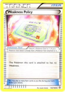 Weakness Policy - Primal Clash (Uncommon) [PRC-142]