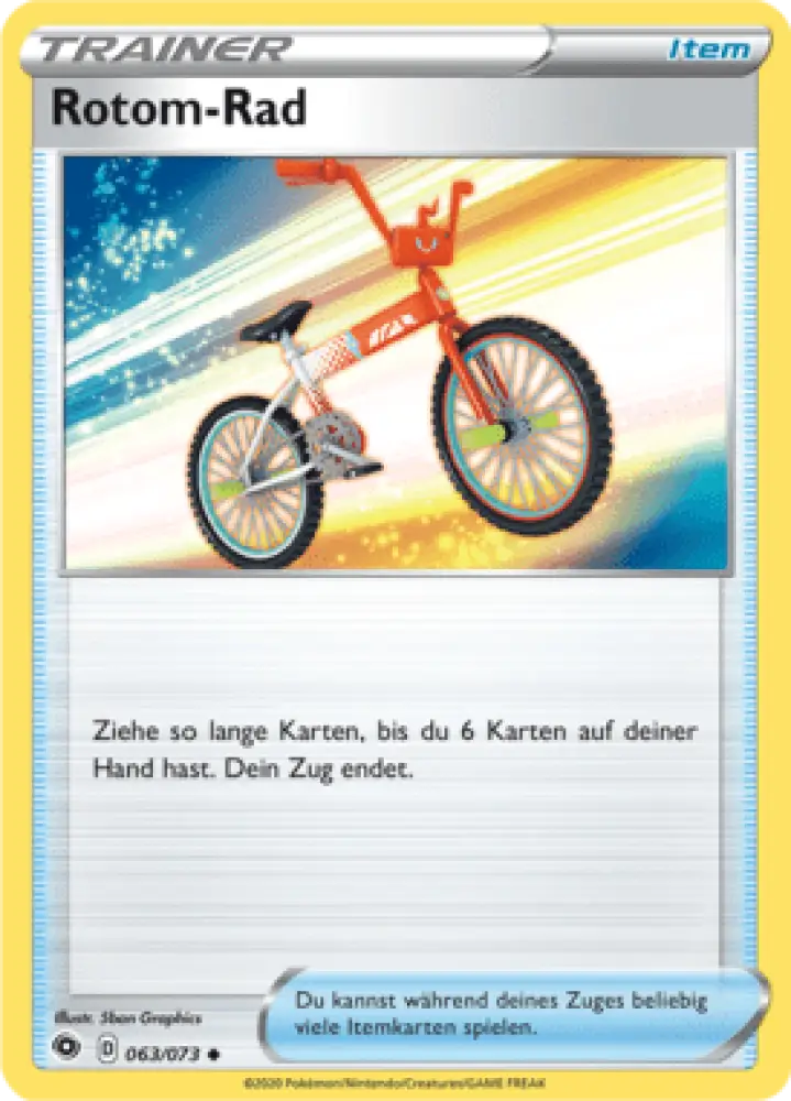 Weg des Champs Rotom-Rad 063/073 Deutsch - Sammelkarten
