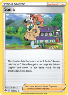 Weg des Champs Sania 065/073 Deutsch - Sammelkarten