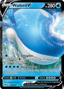 Weg des Champs Wailord V 013/073 Deutsch - Sammelkarten
