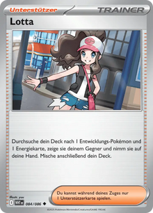 Weiße Flammen Lotta 084/086 Deutsch - Pokeball R-Holo / Near Mint - Sammelkarten