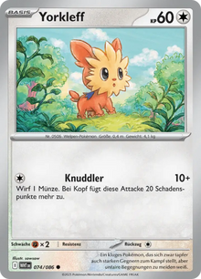 Weiße Flammen Yorkleff 074/086 Deutsch - Pokeball R-Holo / Near Mint - Sammelkarten