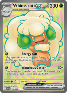 White Flare Whimsicott ex 157/086 Englisch - Sammelkarten