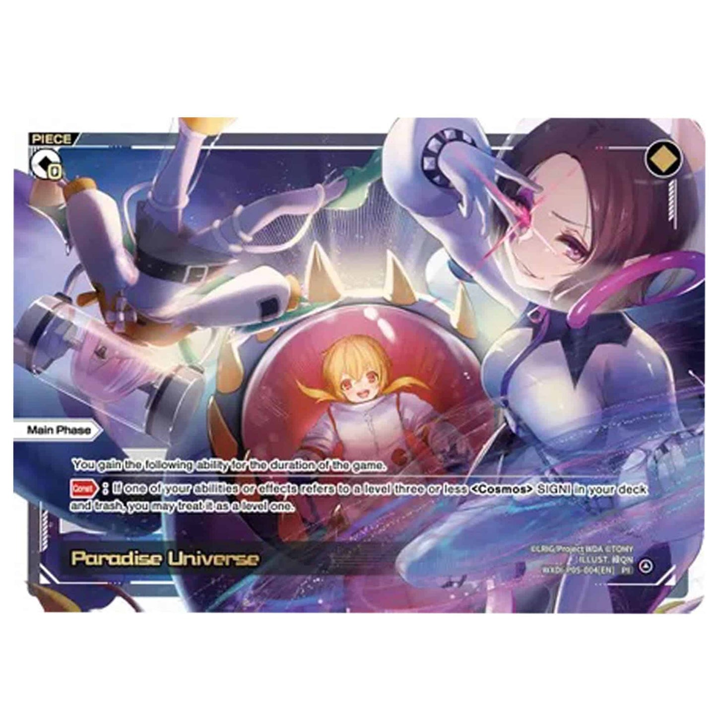 Wixoss Paradise Universe Curiosity Diva Foil P05 Englisch