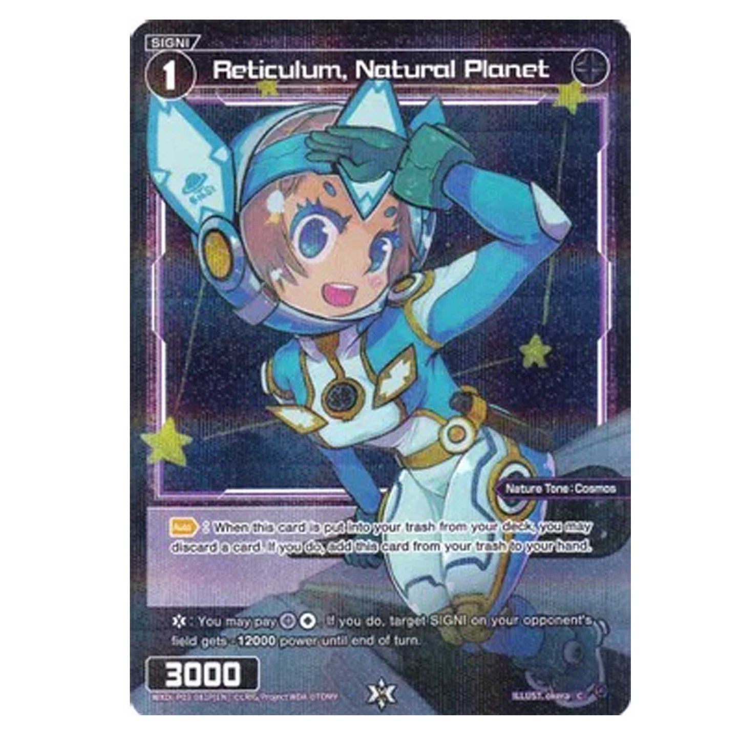 Wixoss Reticulum Natural Planet (Parallel Foil) Englisch