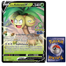 XXL Alola-Kokowei V Jumbo Karte Pokemon SWSH225 Deutsch