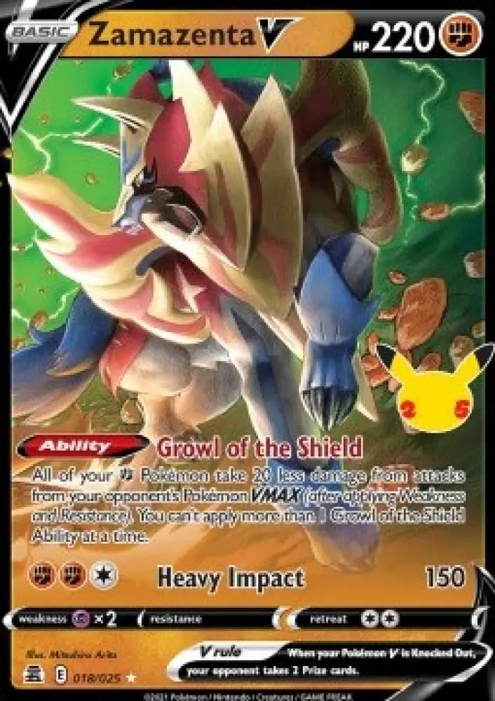 Zamazenta V - Celebrations (Ultra Rare) [CEL-018]
