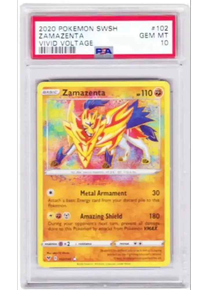 Zamazenta - Vivid Voltage (Amazing Rare) [VIV-102] - English / Mint / PSA 10.0 Normal - Pokémon Single pokemon karten