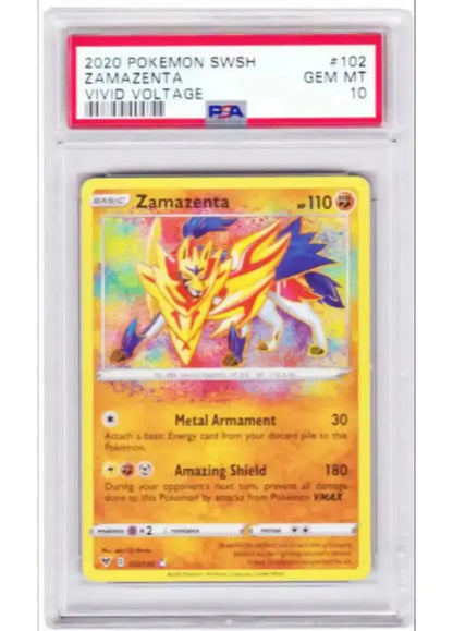 Zamazenta - Vivid Voltage (Amazing Rare) [VIV-102] - English / Mint / PSA 10.0 Normal - Pokémon Single pokemon karten