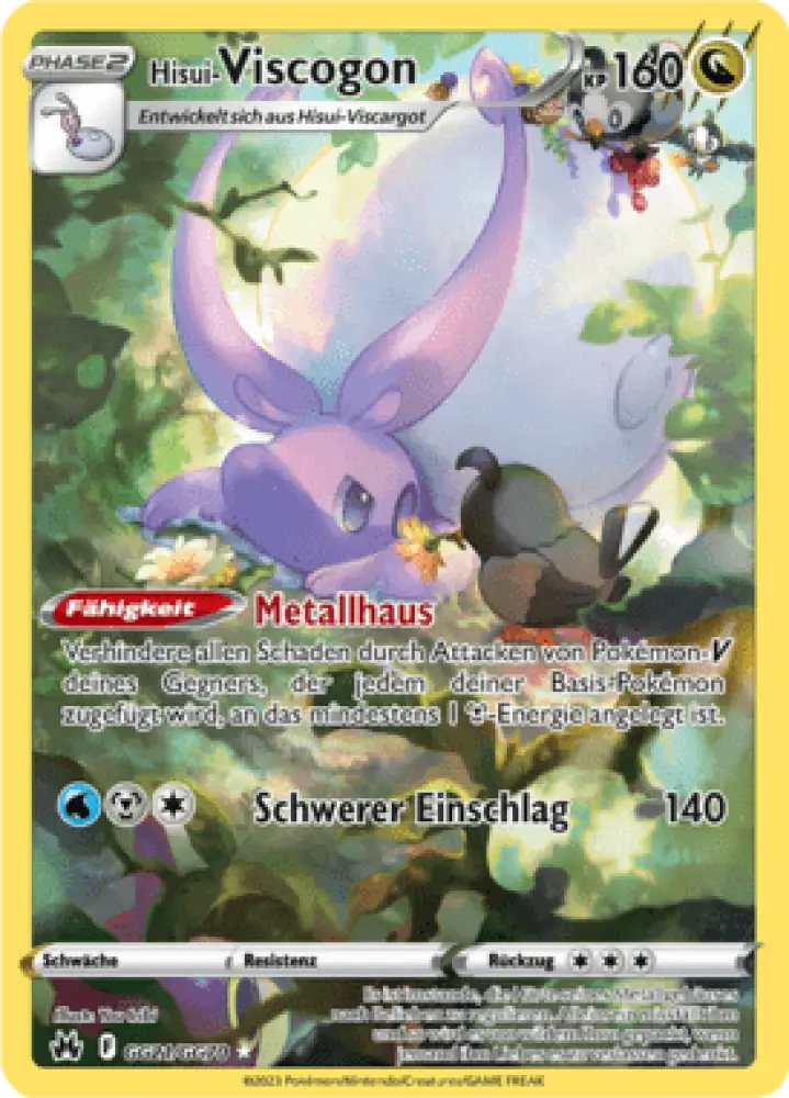 Zenit der Könige Hisui Viscogon GG21/GG70 Deutsch - Sammelkarten