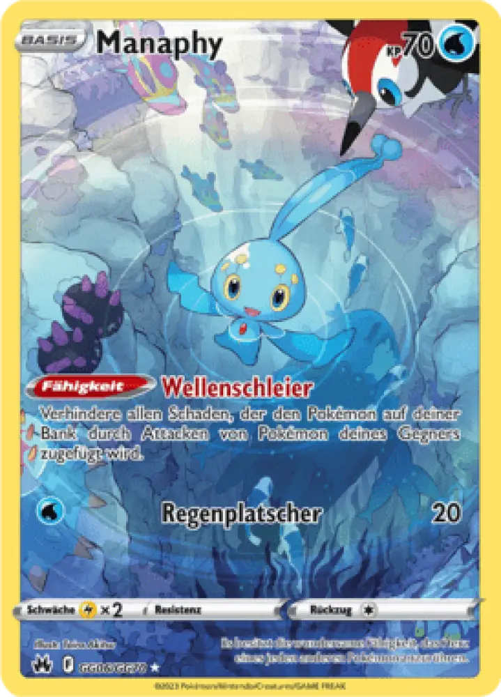 Zenit der Könige Manaphy GG6/GG70 Deutsch - Sammelkarten