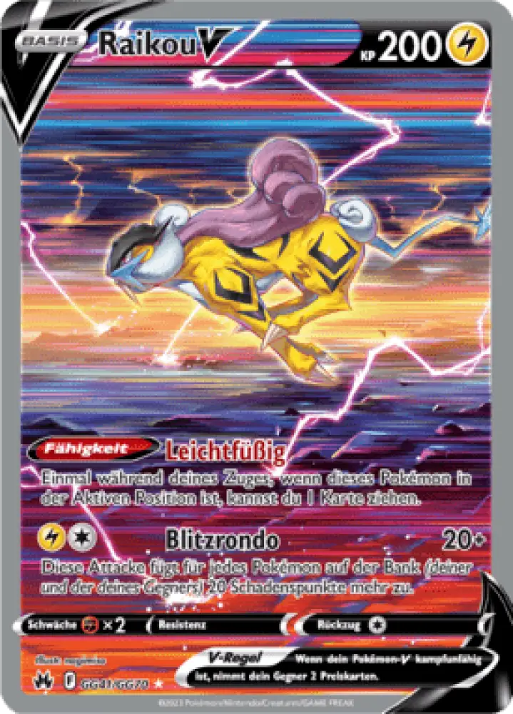 Zenit der Könige Raikou V GG41/GG70 Deutsch - Sammelkarten