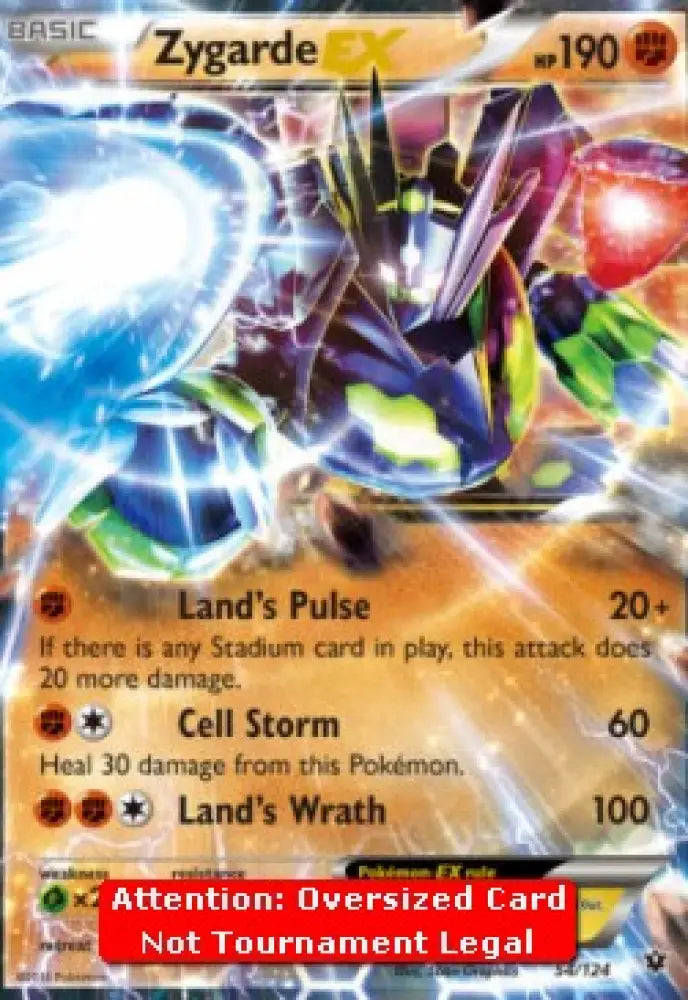 Zygarde EX - Fates Collide (Oversized) [FCO-54]